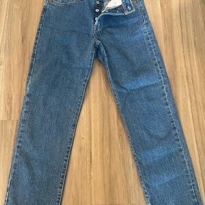 Levi's women’s Straight Blue Jeans
